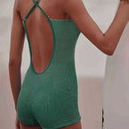 Sporty One-Piece Swimsuit Active Water Sports