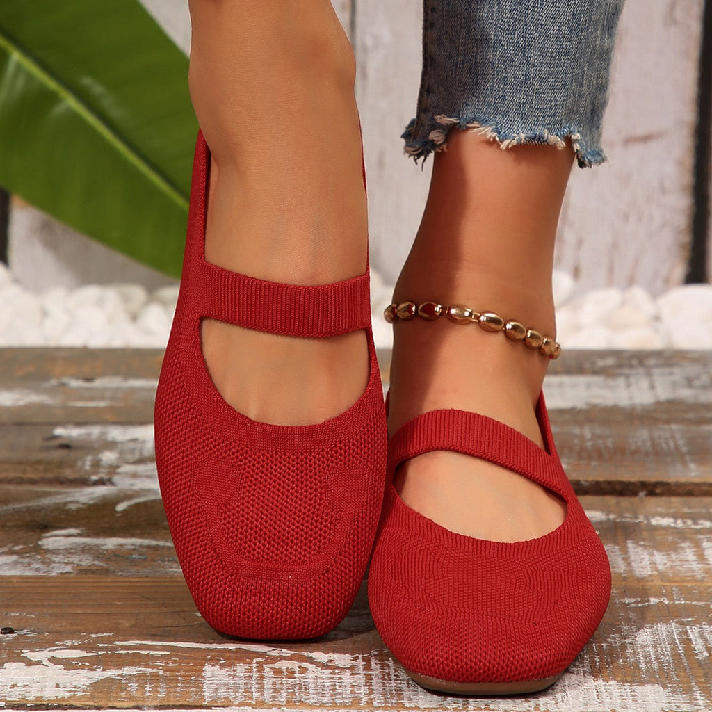 Mary Jane Ballet Flats Comfortable Casual Everyday