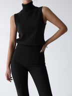Turtleneck Sweater Soft Wool Fitted Casual