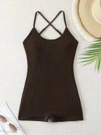 Sporty One-Piece Swimsuit Active Water Sports