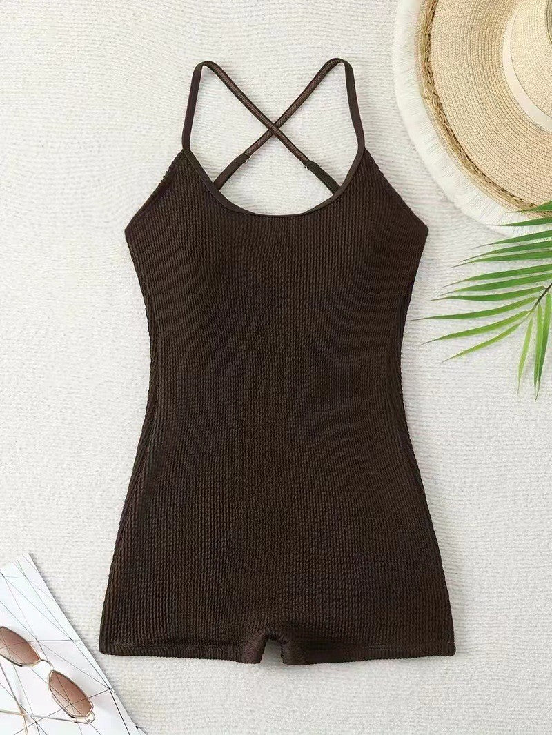 Sporty One-Piece Swimsuit Active Water Sports