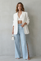 High Waist Wide-Leg Jeans