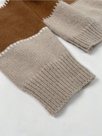 Cosy Knit Jumper Relaxed Fit Round Neck Long Sleeve Winter