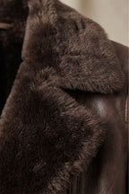 Tailored Zip Leather Jacket