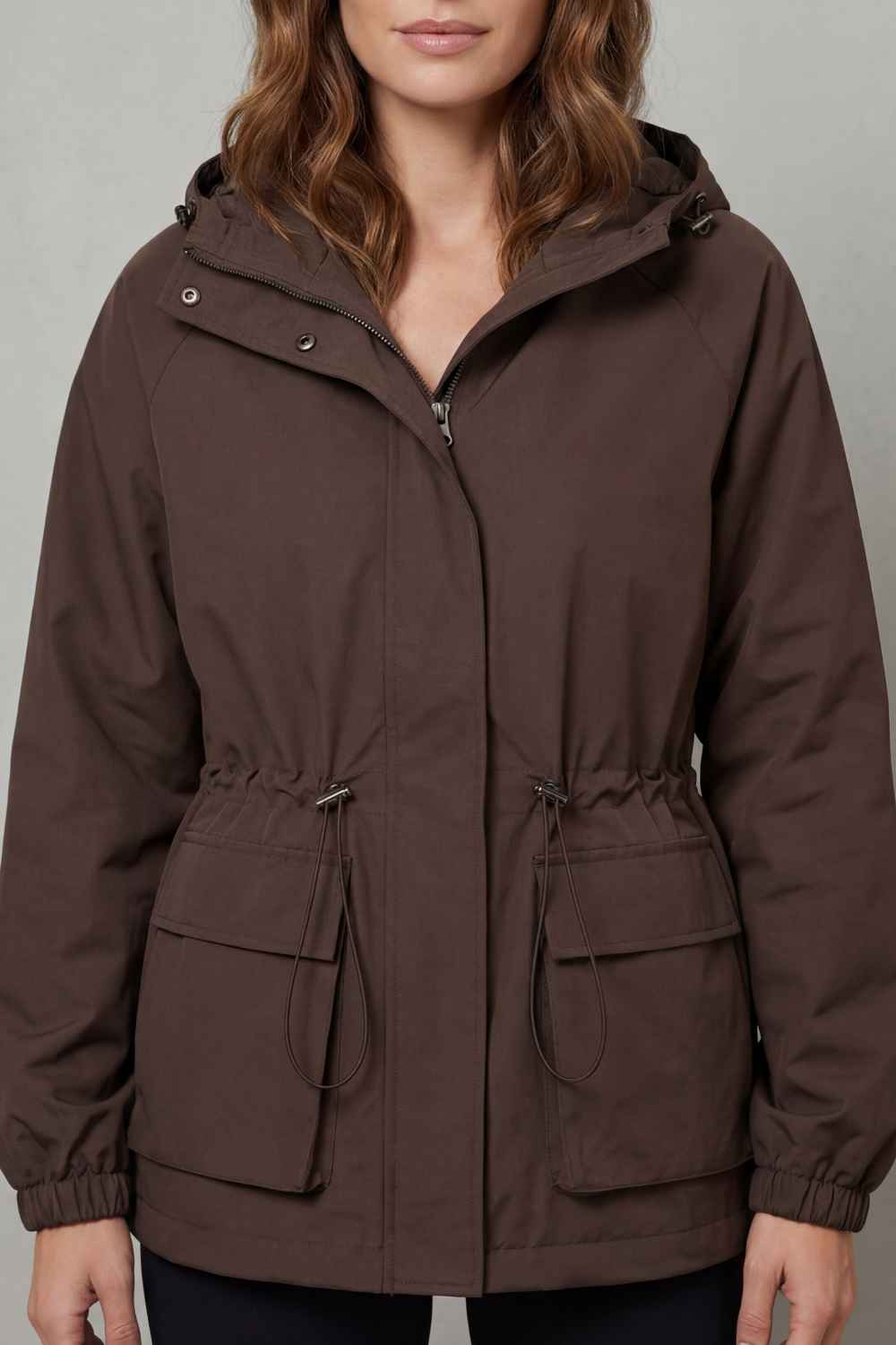Drawstring Waterproof Jacket
