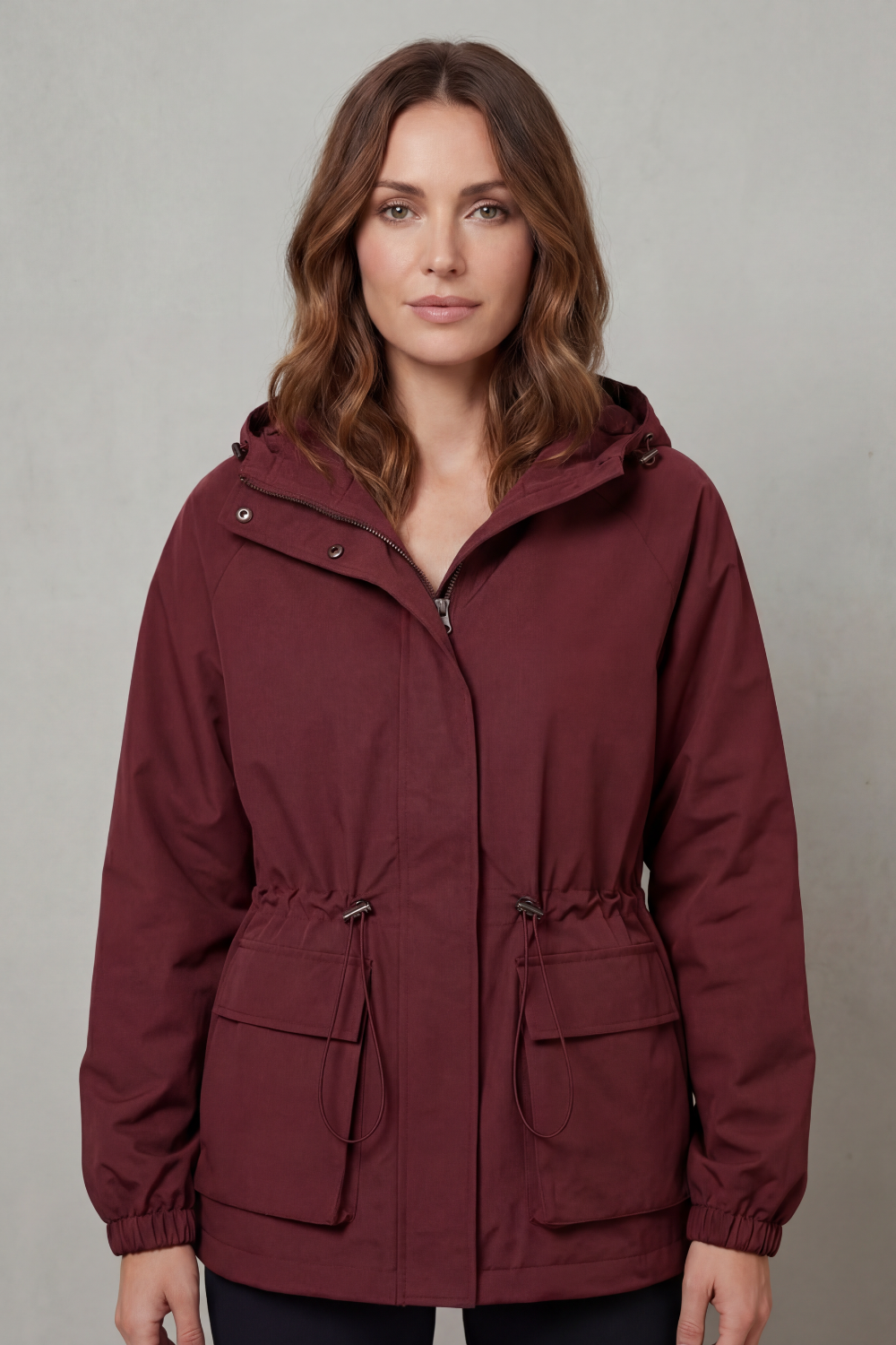 Drawstring Waterproof Jacket