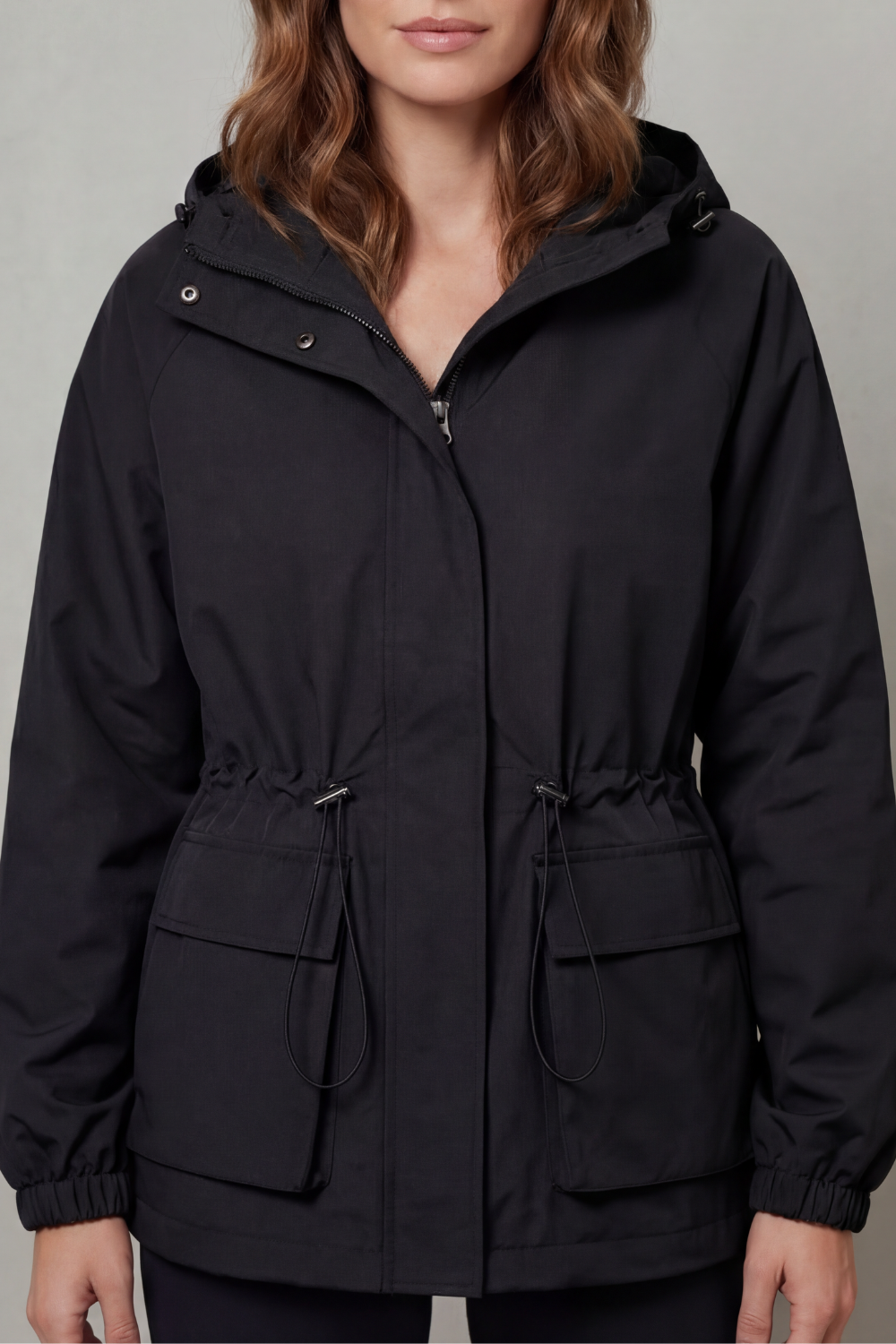 Drawstring Waterproof Jacket