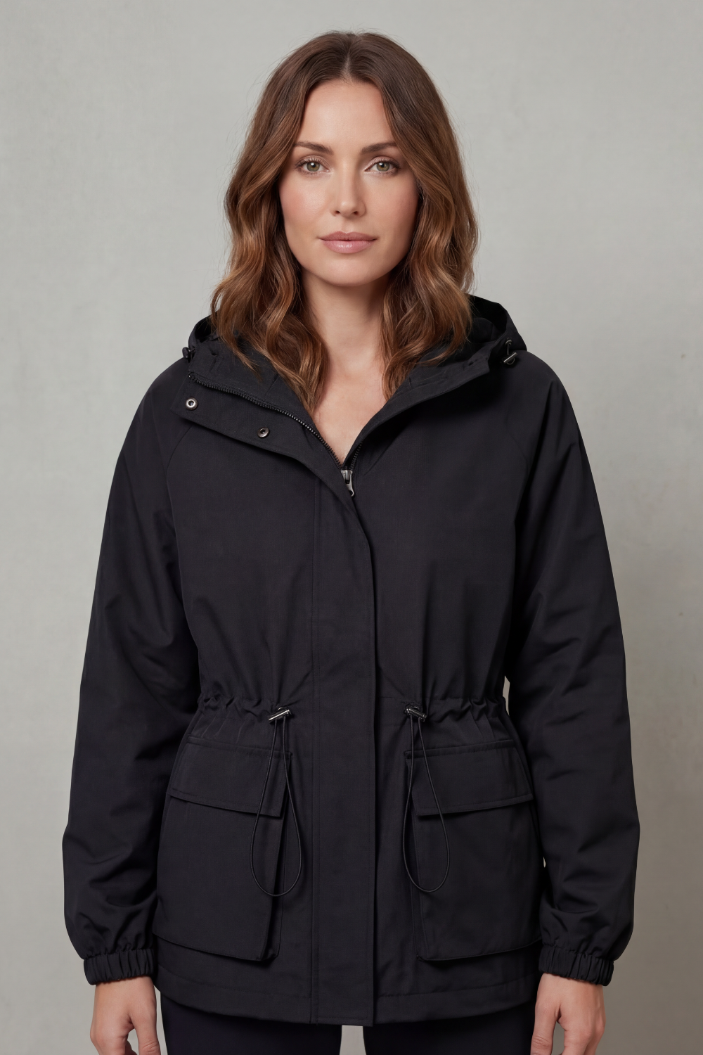 Drawstring Waterproof Jacket