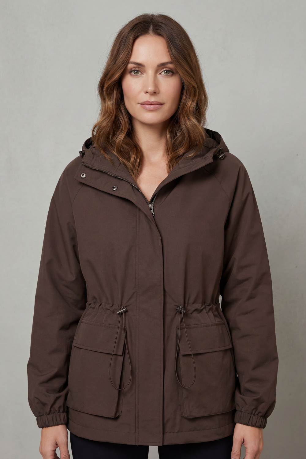 Drawstring Waterproof Jacket