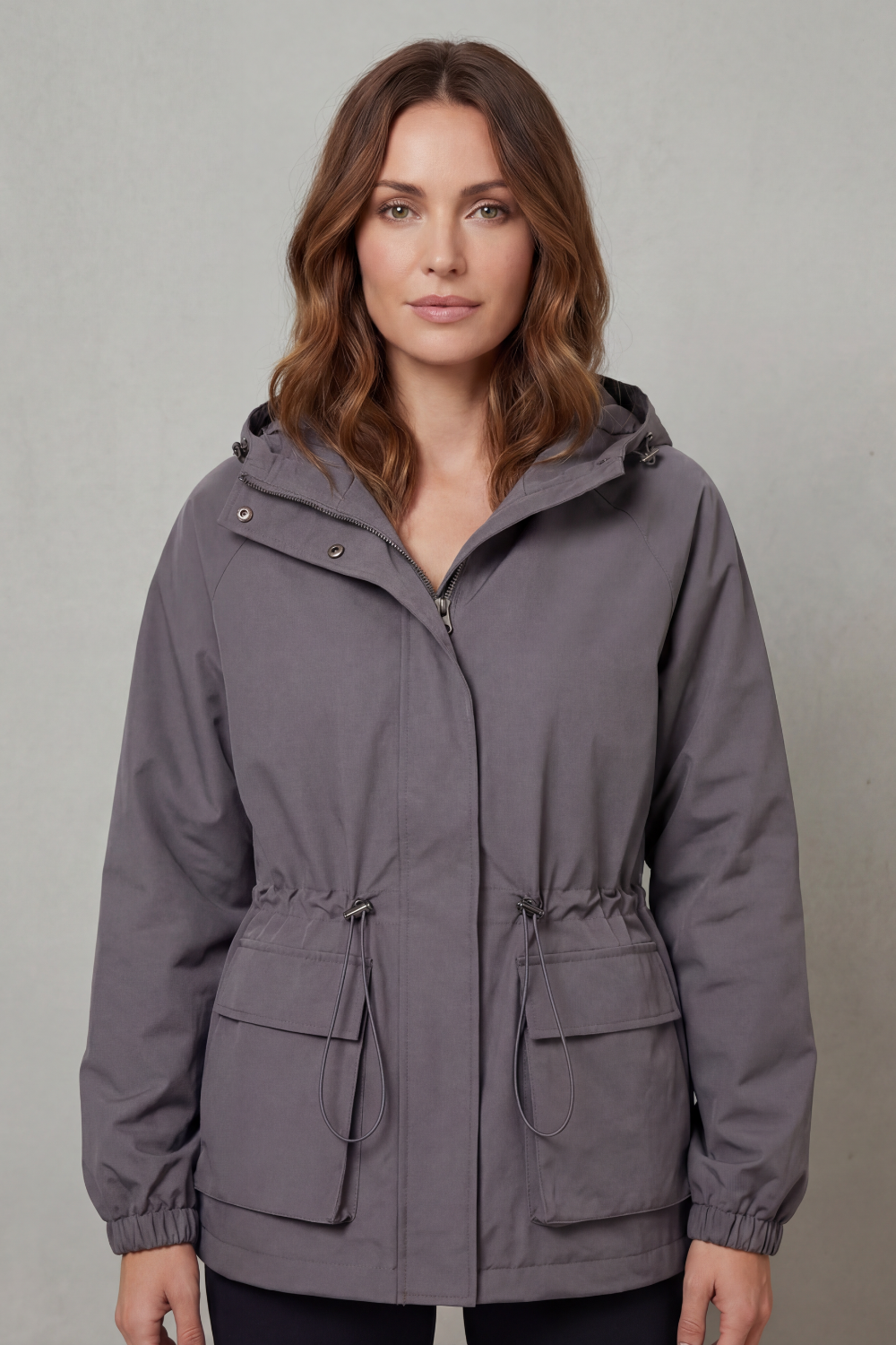 Drawstring Waterproof Jacket