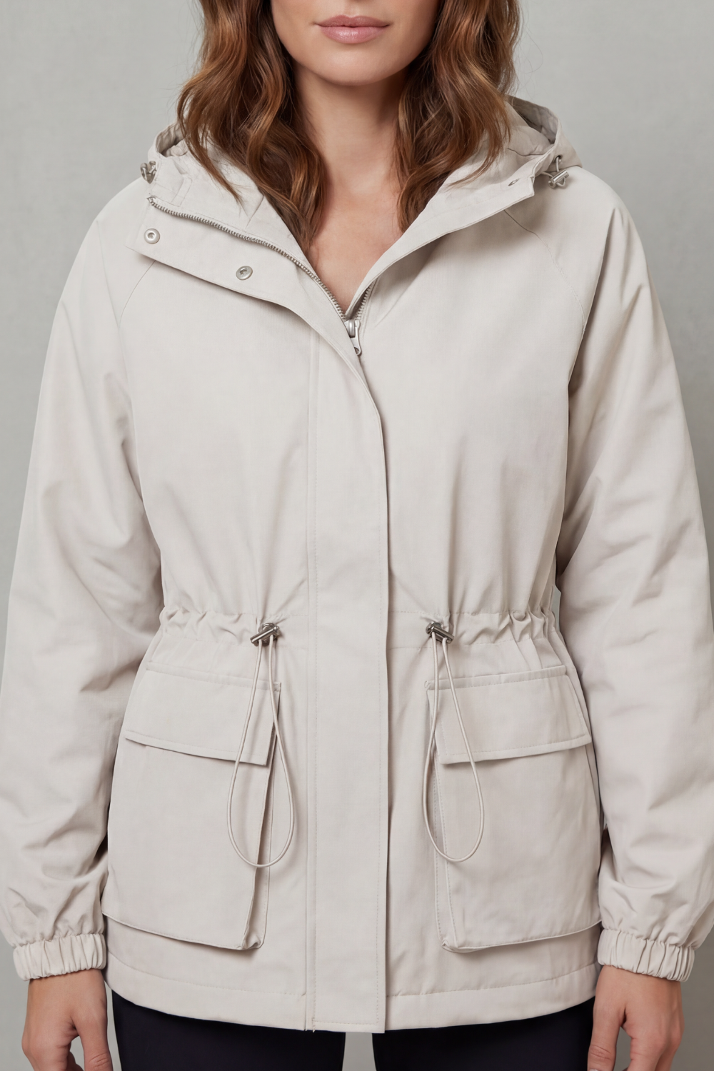 Drawstring Waterproof Jacket