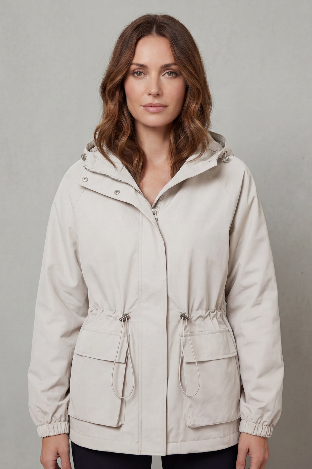 Drawstring Waterproof Jacket