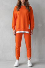 Relaxed Fit Zip Lounge Set