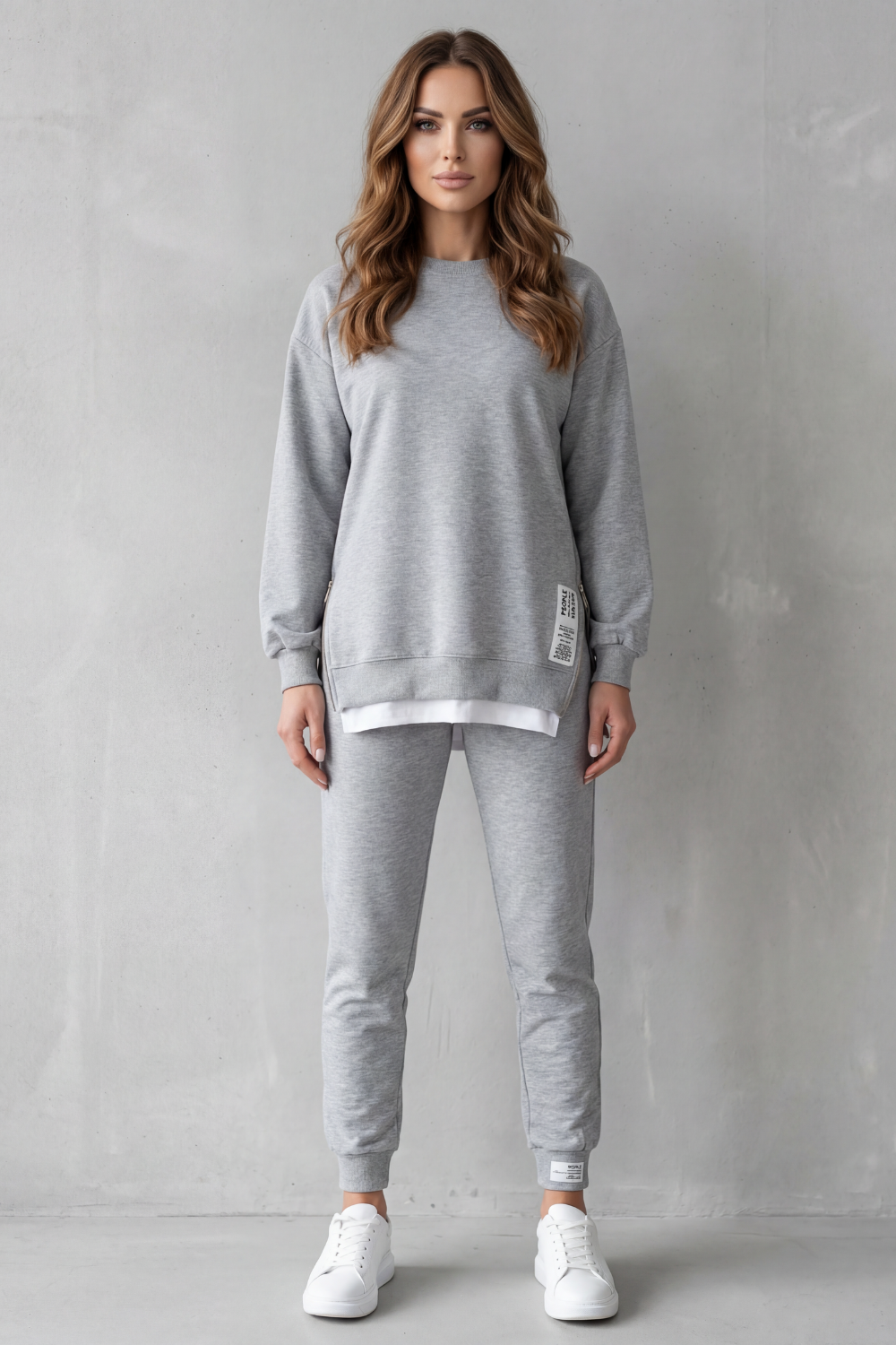 Relaxed Fit Zip Lounge Set