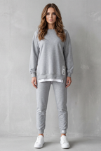Relaxed Fit Zip Lounge Set