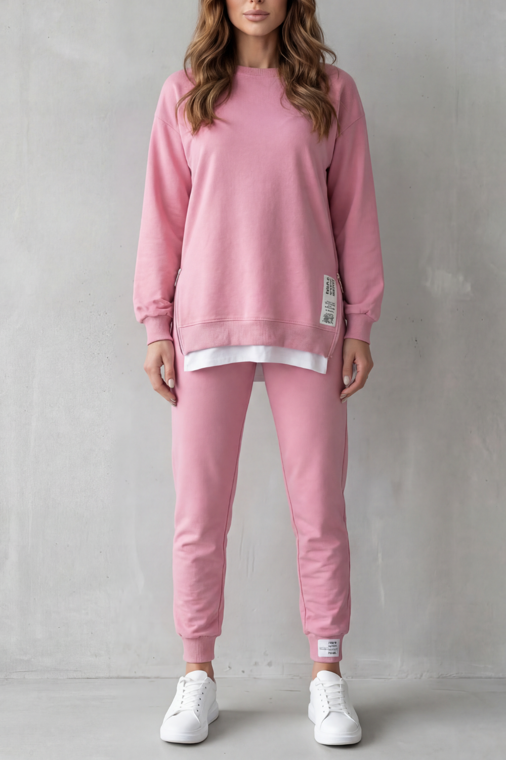Relaxed Fit Zip Lounge Set
