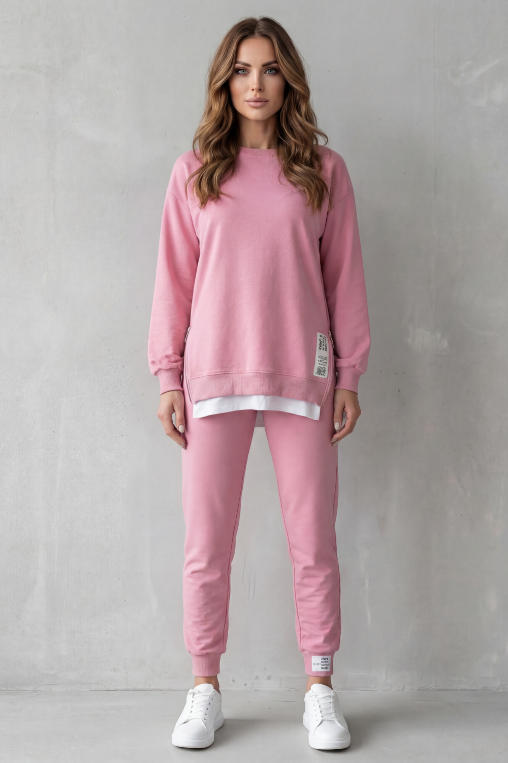 Relaxed Fit Zip Lounge Set
