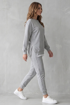 Relaxed Fit Zip Lounge Set
