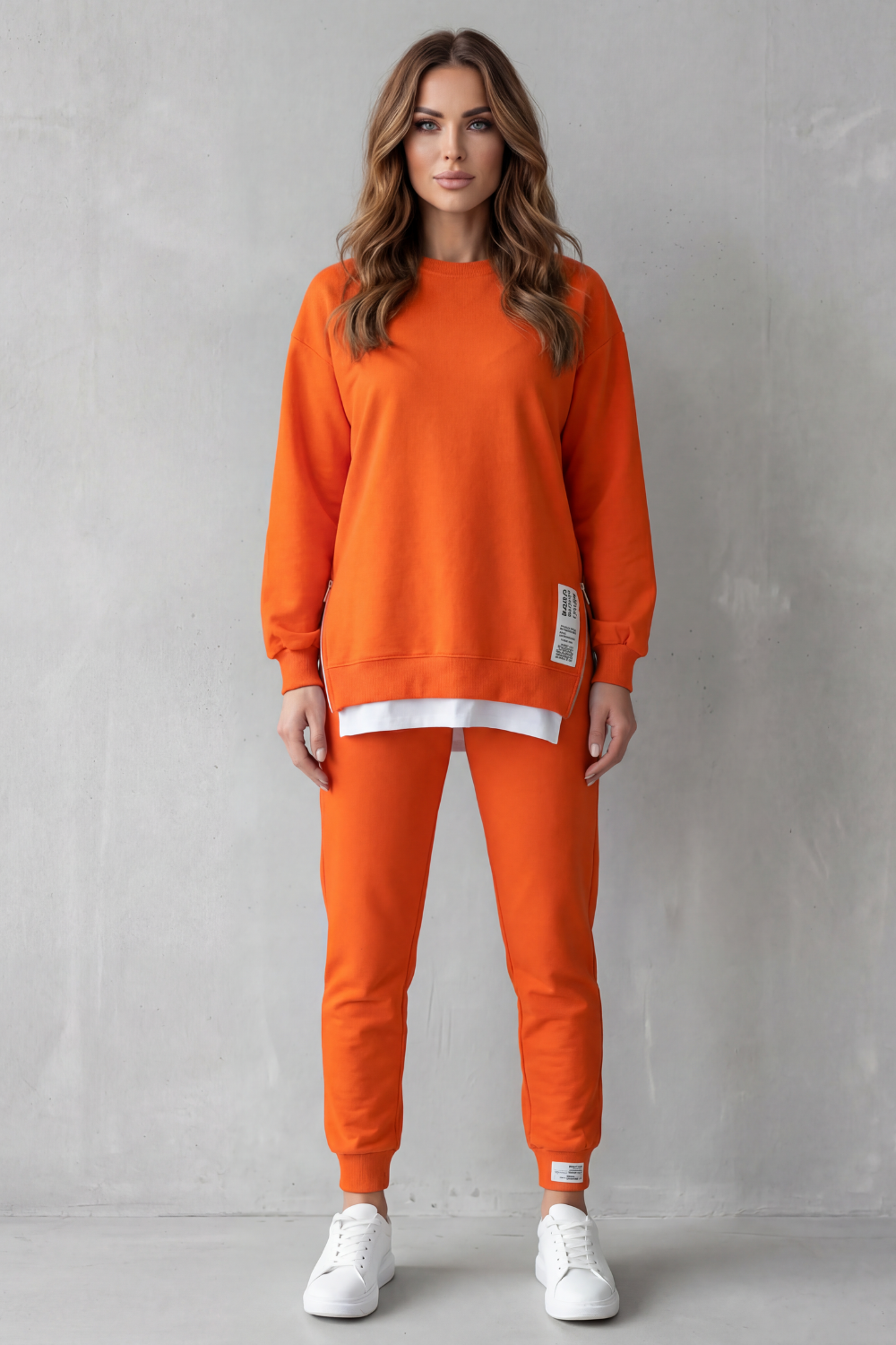 Relaxed Fit Zip Lounge Set