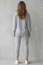Relaxed Fit Zip Lounge Set