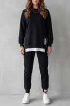 Relaxed Fit Zip Lounge Set