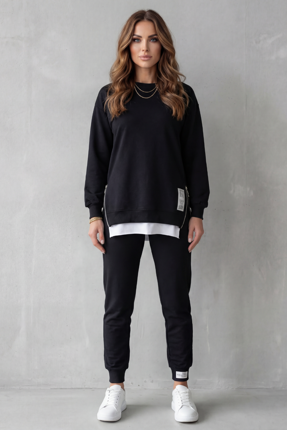 Relaxed Fit Zip Lounge Set