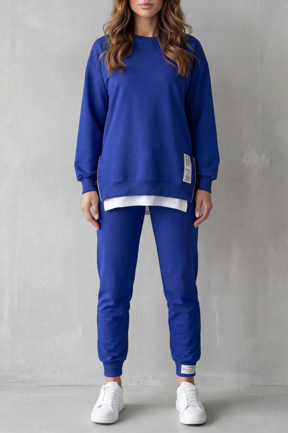 Relaxed Fit Zip Lounge Set