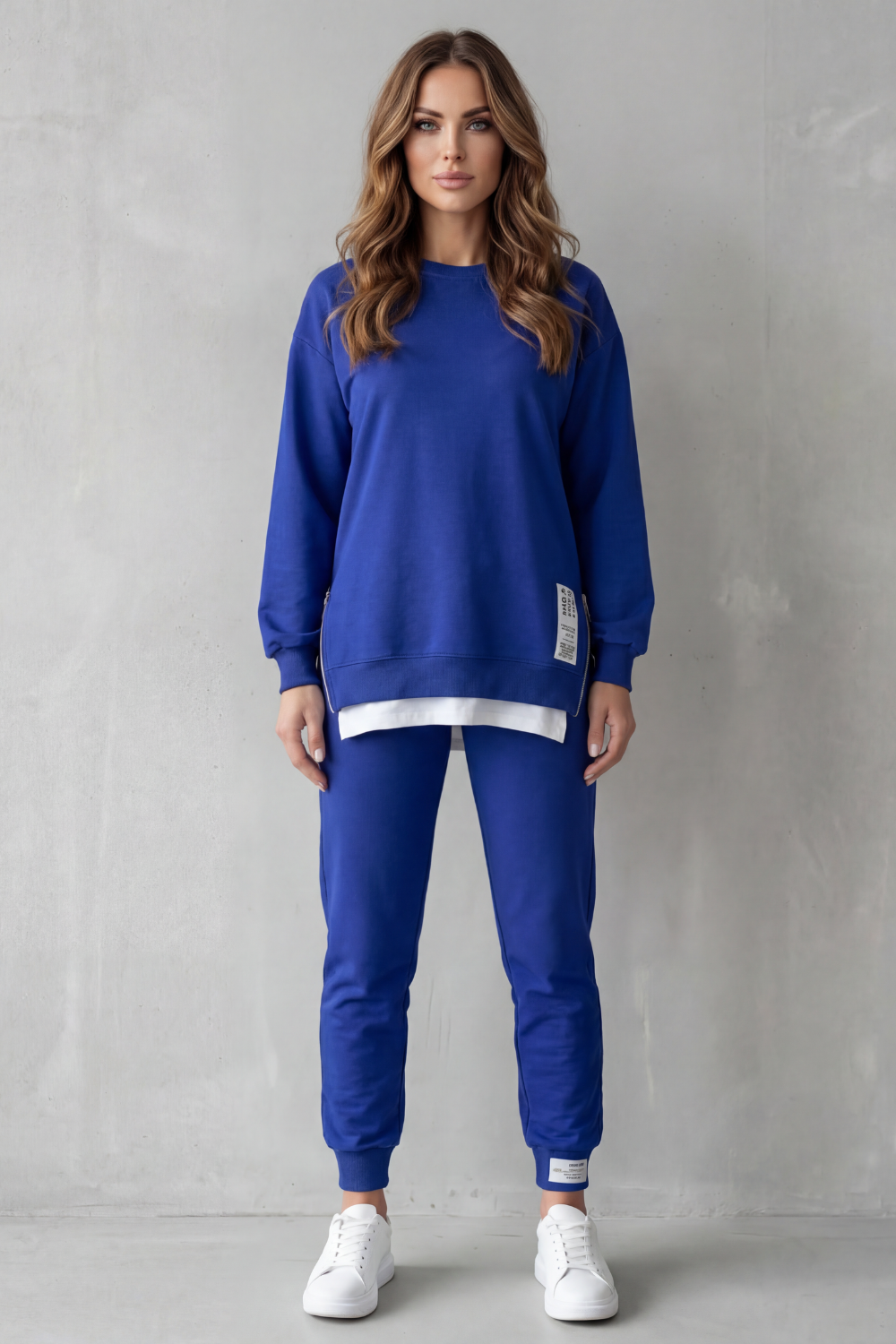 Relaxed Fit Zip Lounge Set