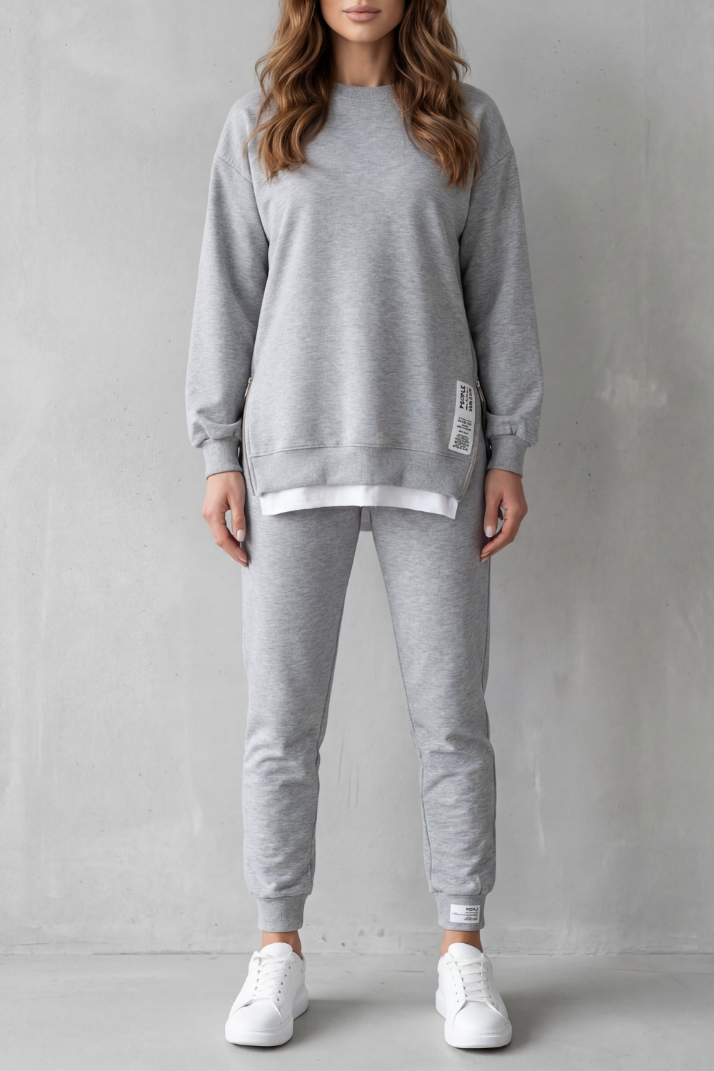 Relaxed Fit Zip Lounge Set