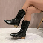 Casual Cowboy Boots Comfortable Everyday Ankle