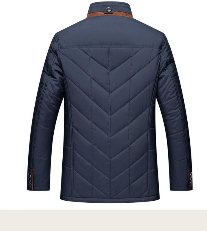 Men's Winter Jacket Stand Collar Warm Lightweight Layering