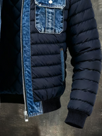 Men's Hybrid Quilted Jacket Versatile Smart Casual Layering
