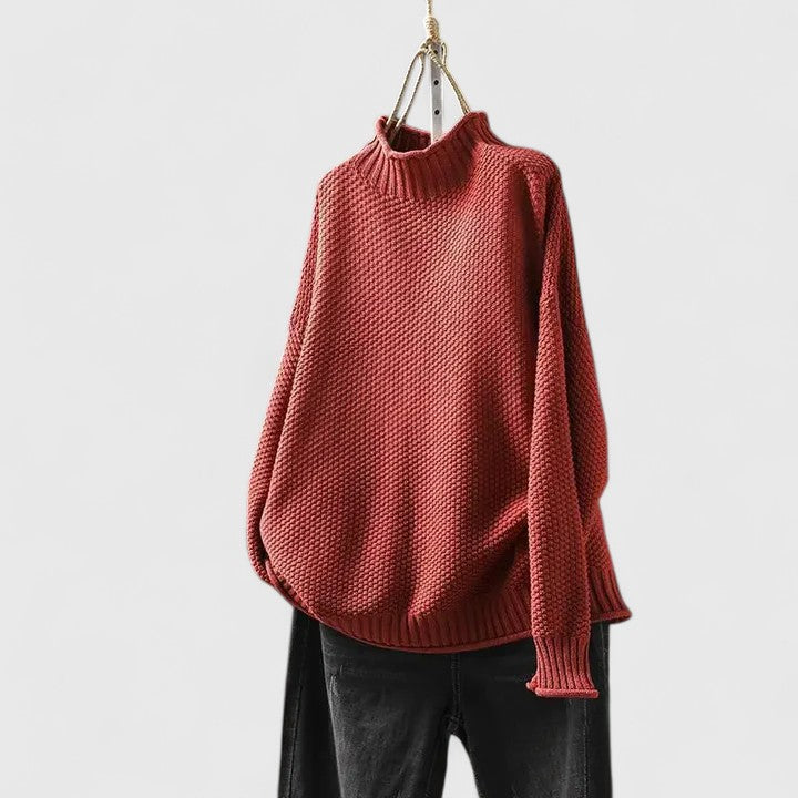 Soft Knit Jumper Tailored Round Neck Long Sleeve Everyday
