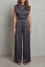 Wide-Leg Casual Elegance Set