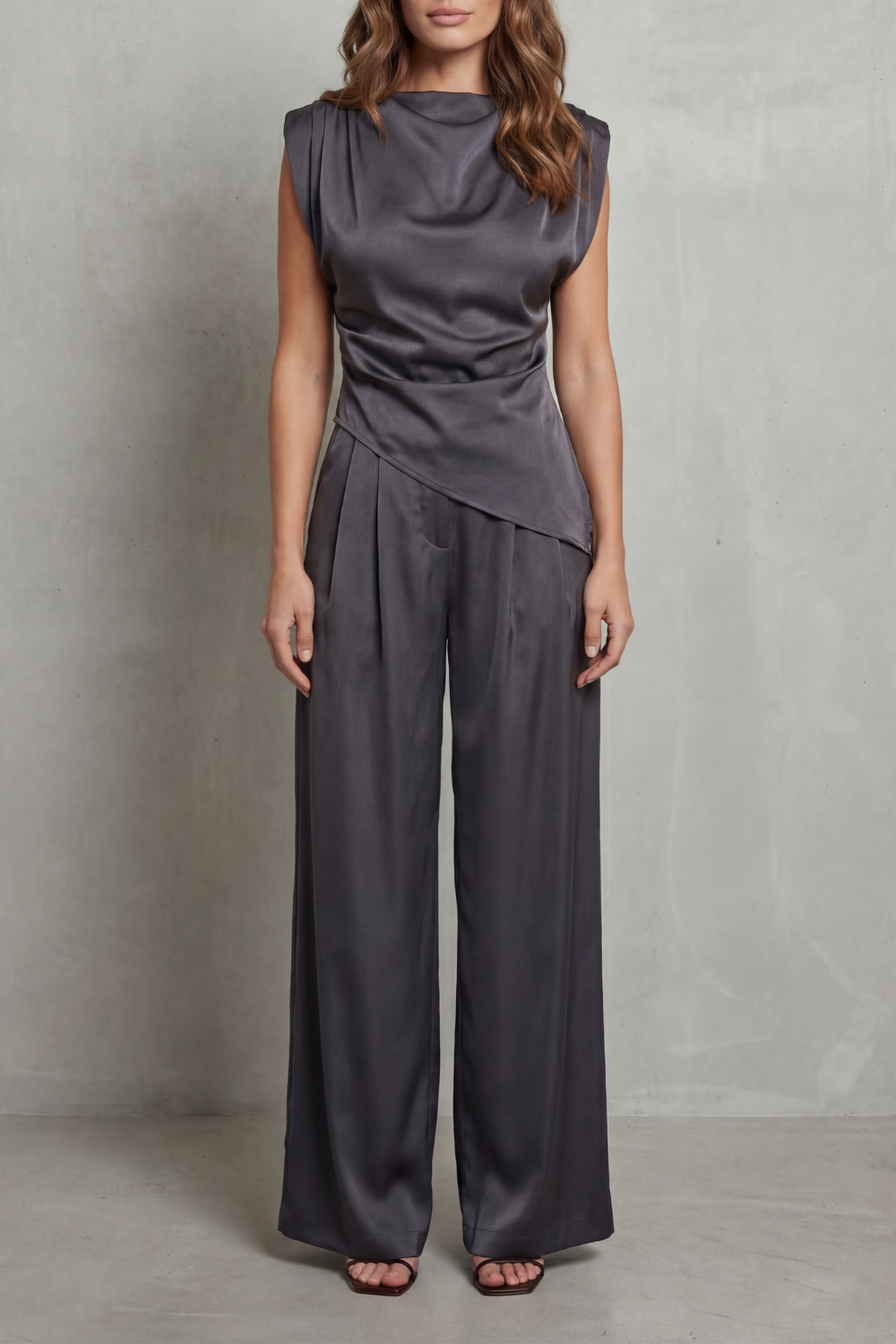 Wide-Leg Casual Elegance Set