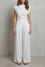 Wide-Leg Casual Elegance Set