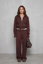 Relaxed Wide-Leg Knit Lounge Set