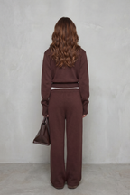 Relaxed Wide-Leg Knit Lounge Set