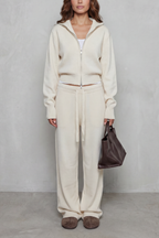 Relaxed Wide-Leg Knit Lounge Set