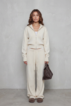 Relaxed Wide-Leg Knit Lounge Set