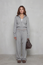 Relaxed Wide-Leg Knit Lounge Set