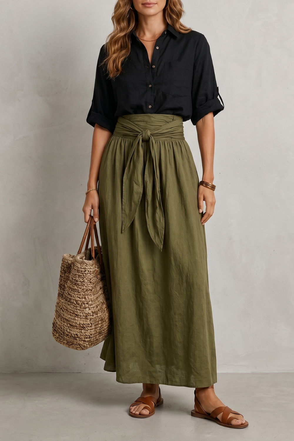 Seravina – Effortless resort elegance – Maxi skirt set