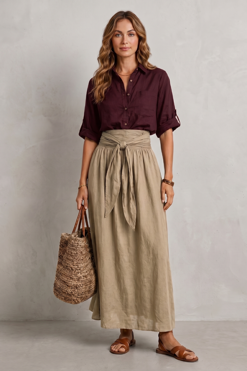 Seravina – Effortless resort elegance – Maxi skirt set