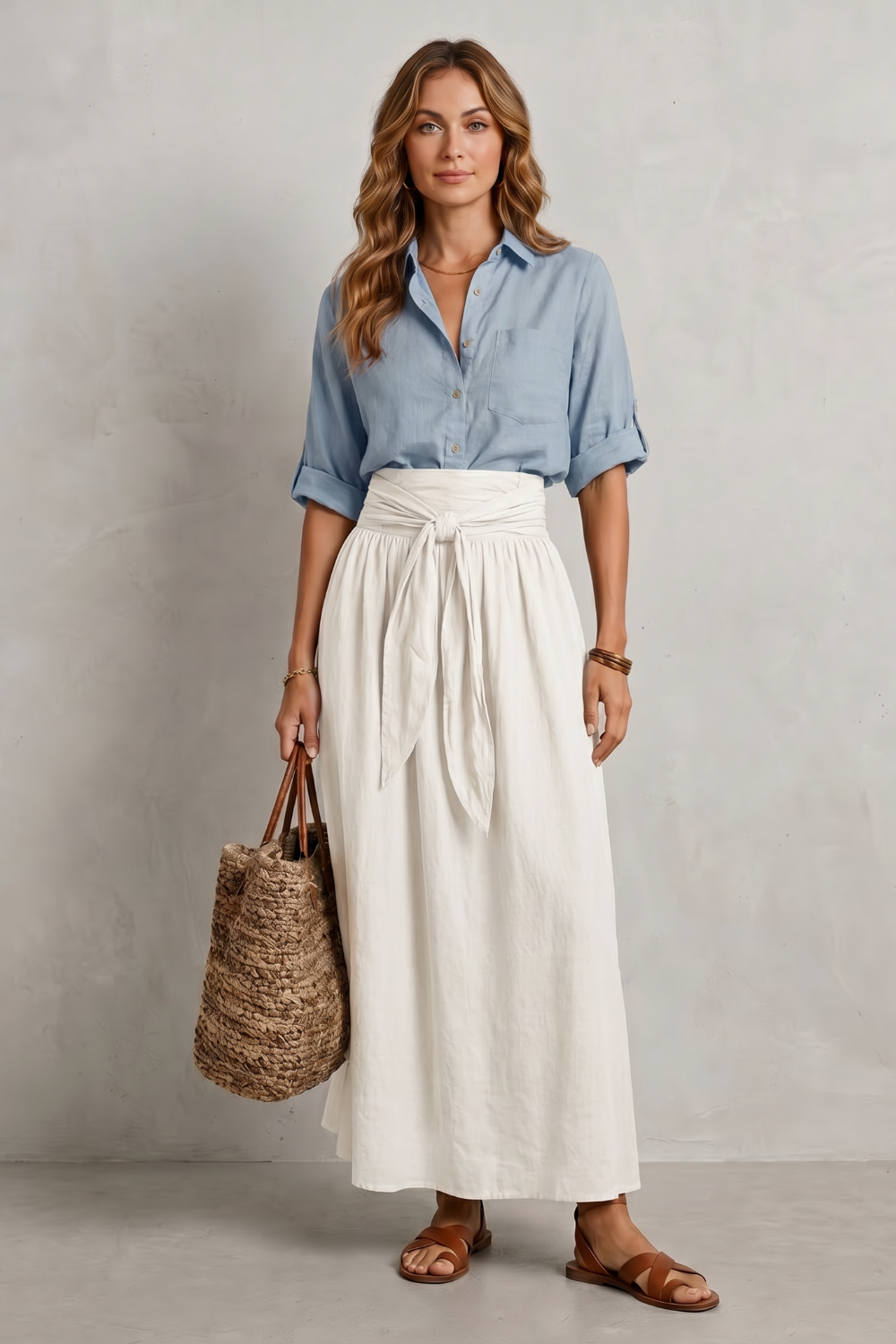 Seravina – Effortless resort elegance – Maxi skirt set