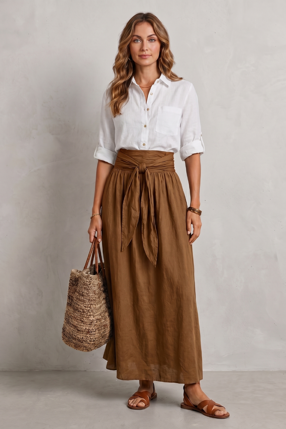 Seravina – Effortless resort elegance – Maxi skirt set