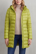 Zip Hooded Down Jacket