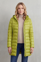 Zip Hooded Down Jacket
