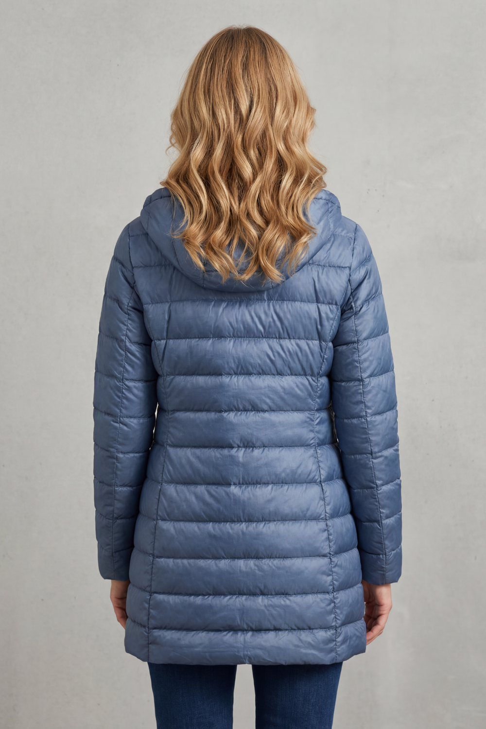 Zip Hooded Down Jacket