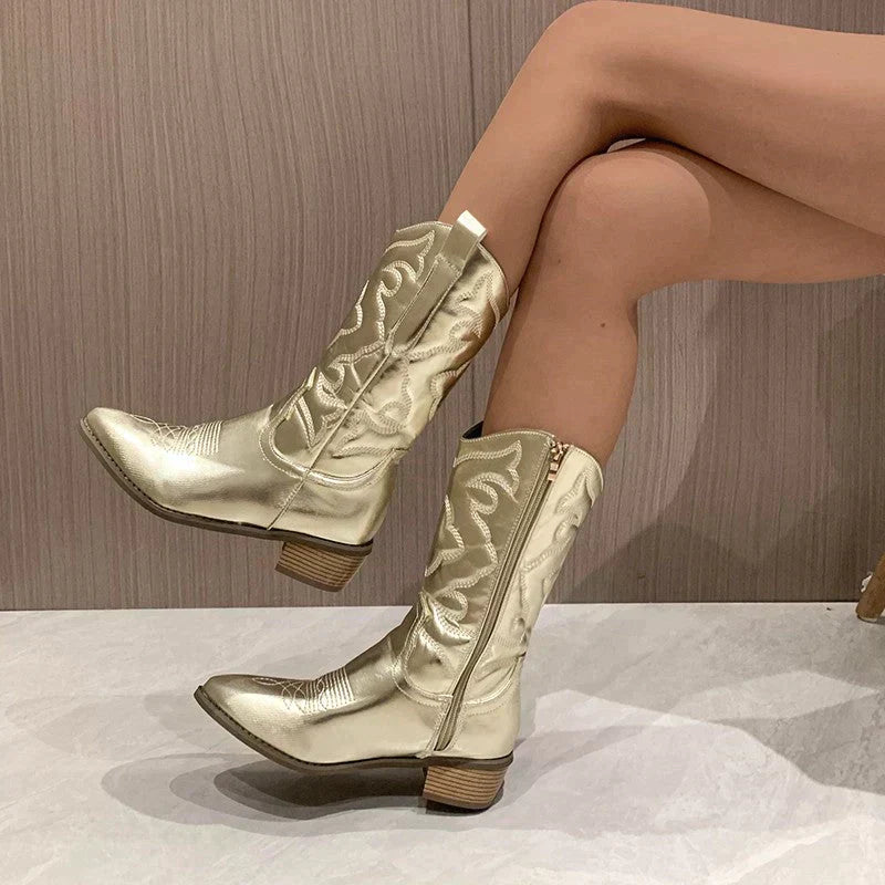 Casual Cowboy Boots Comfortable Everyday Ankle