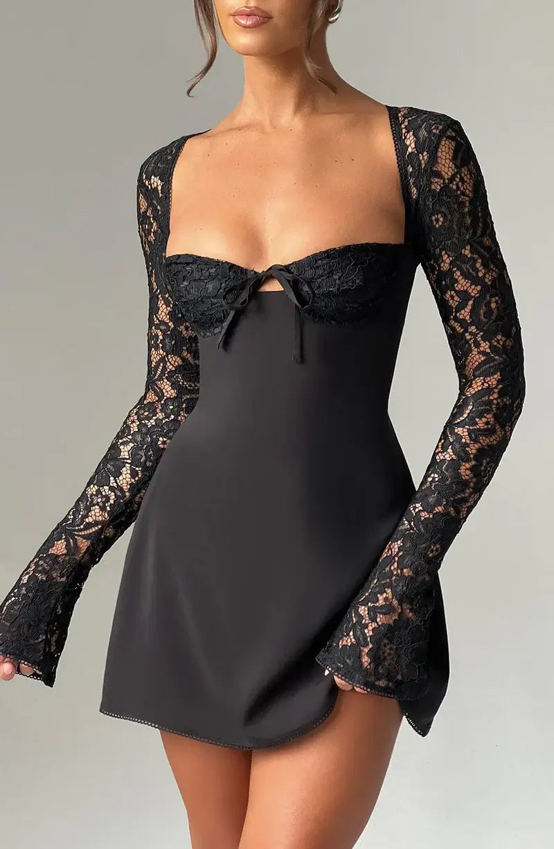 Jennifer lace mini dress – elegant and seductive
